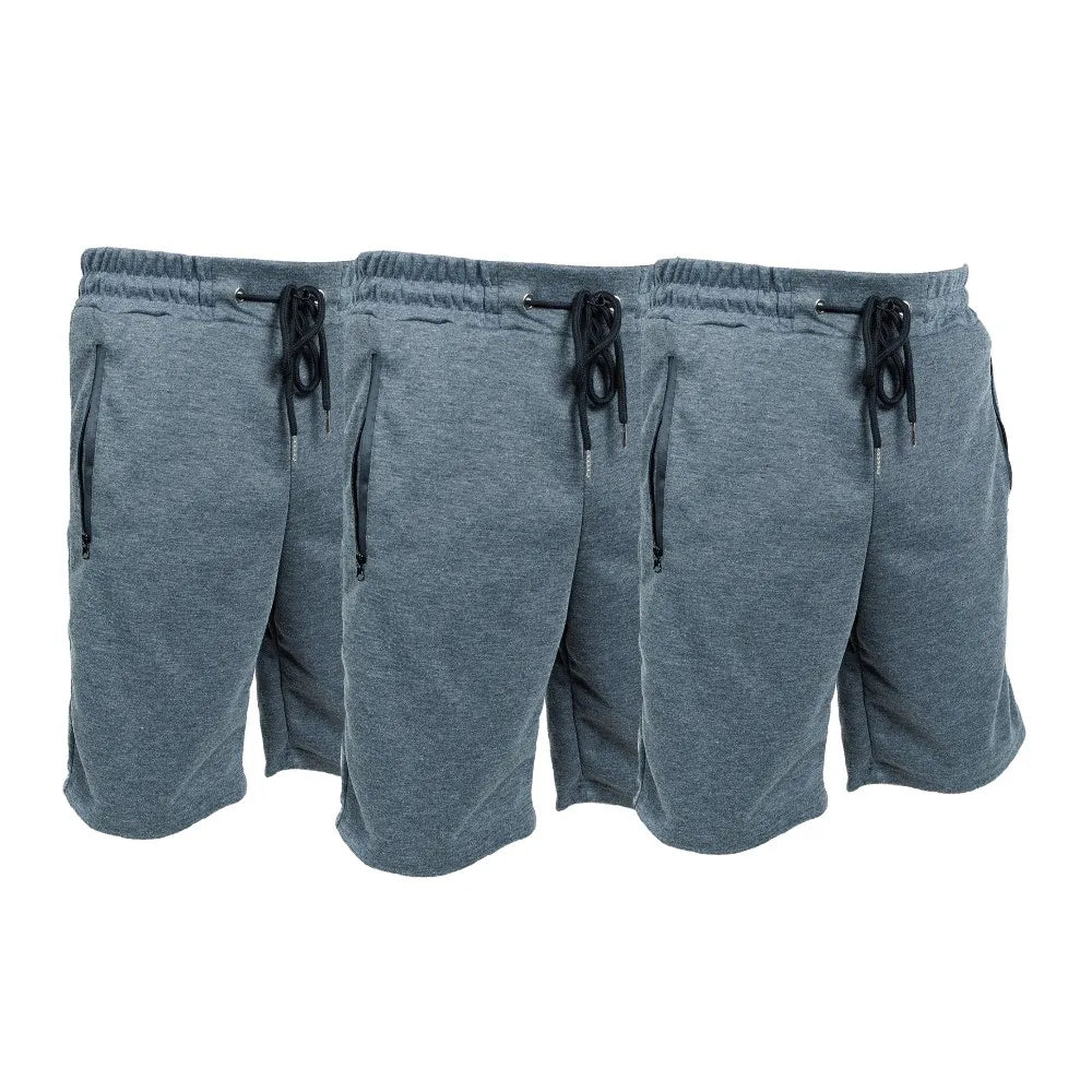 NONECN Men Sweat Shorts Elastic Waist With Pockets