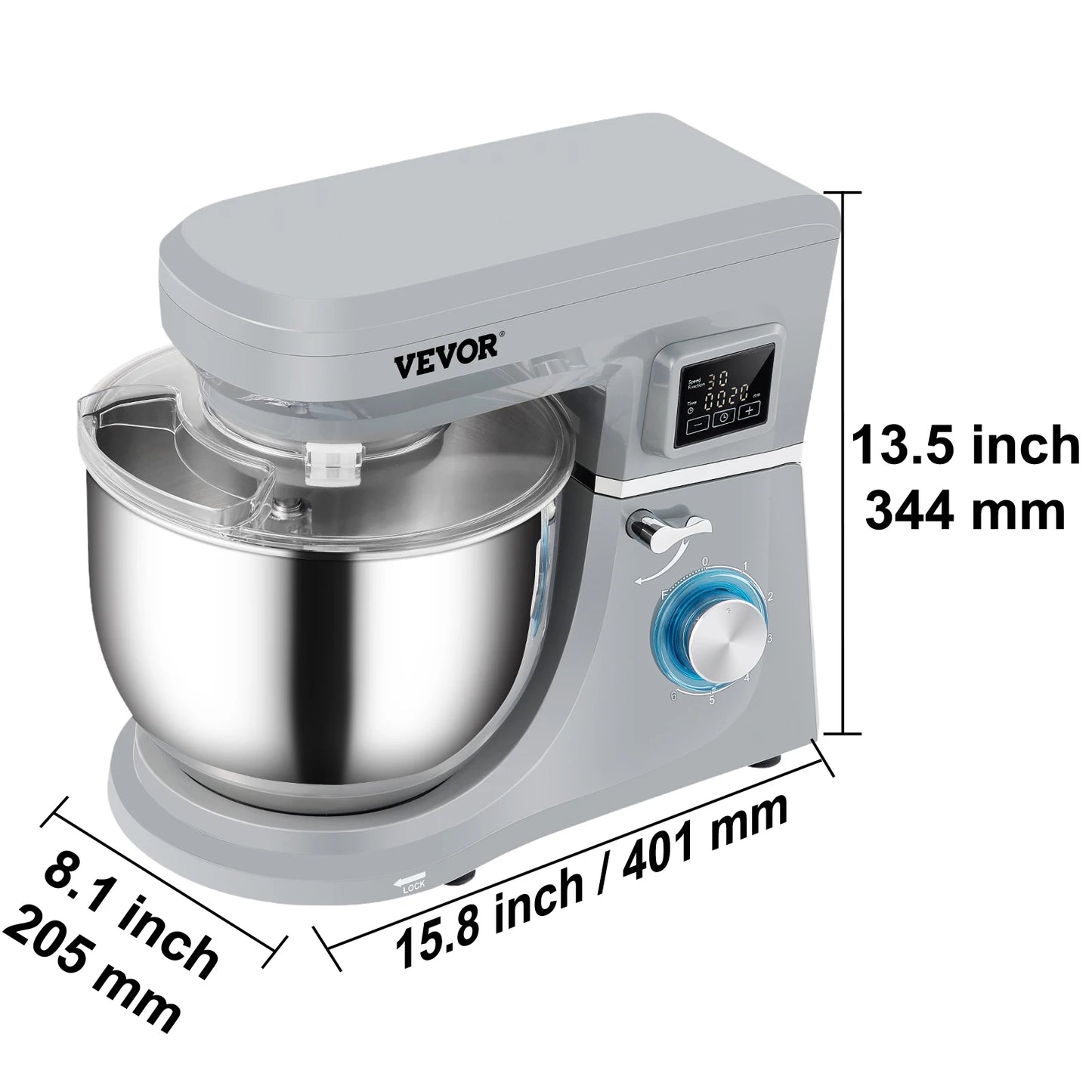 VEVOR 5 In 1 Stand Mixer Electric Multifunction