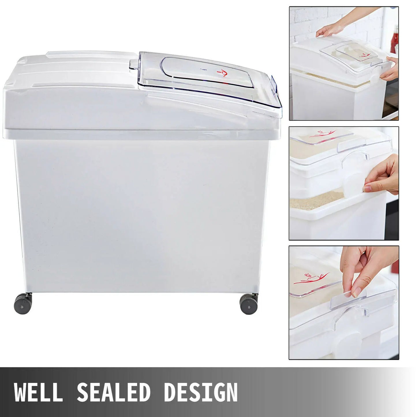 VEVOR Premium Dry Ingredient Storage Bin With Scoop Dustproof-Resistant Kitchenware