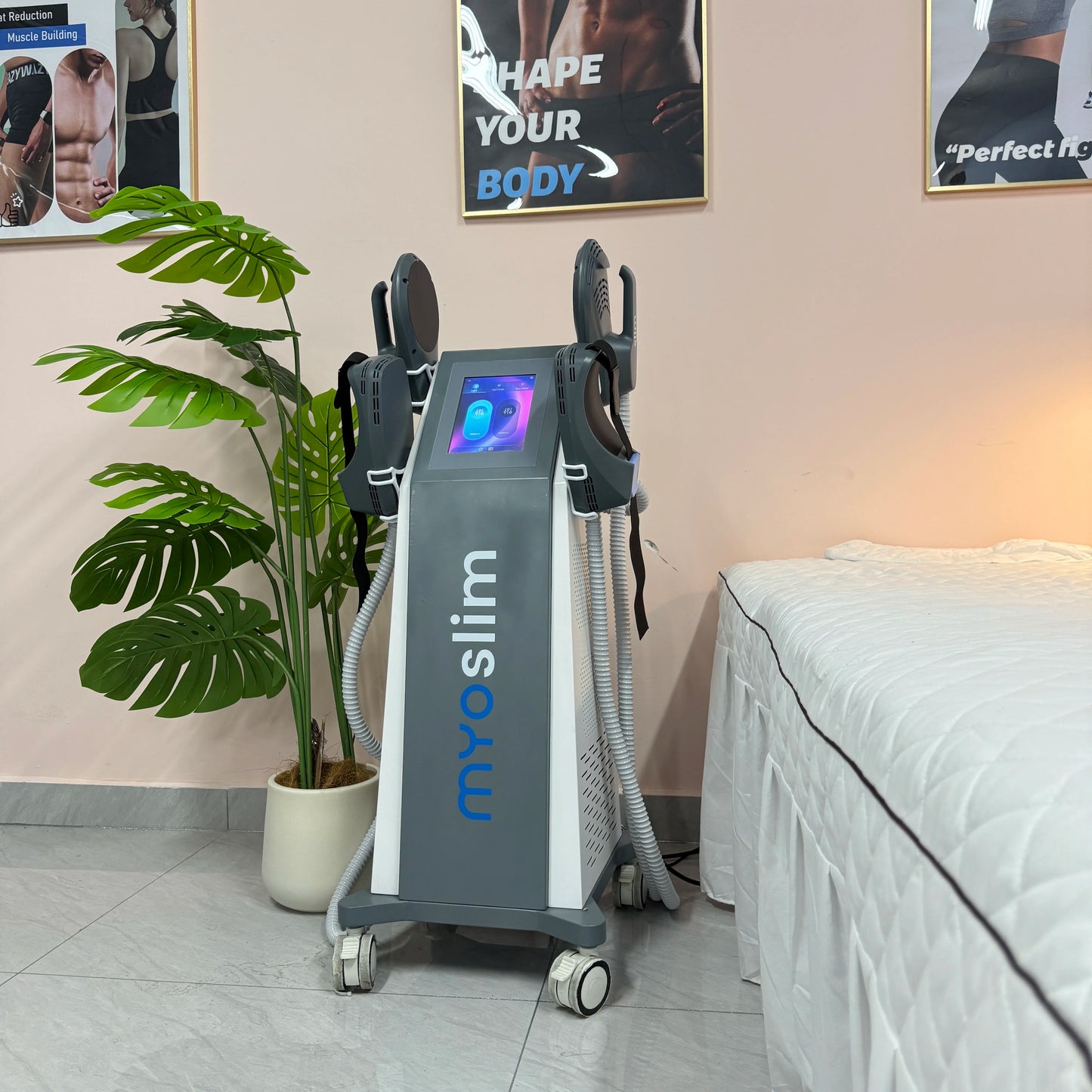 Myoslime 6500W RF Hi EMT Body Sculpting Fat Burning Machine