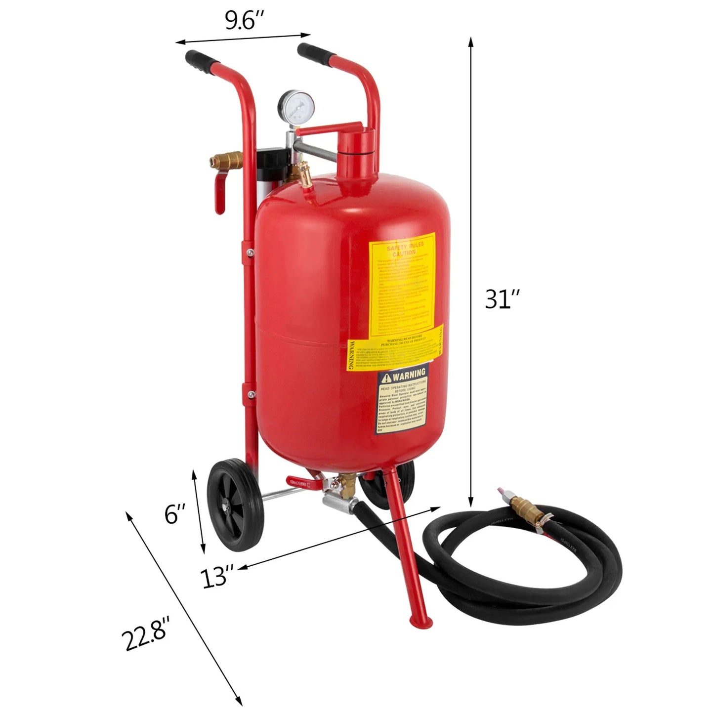 SucceBuy Portable Air Sand Blaster Kit 125 PSI