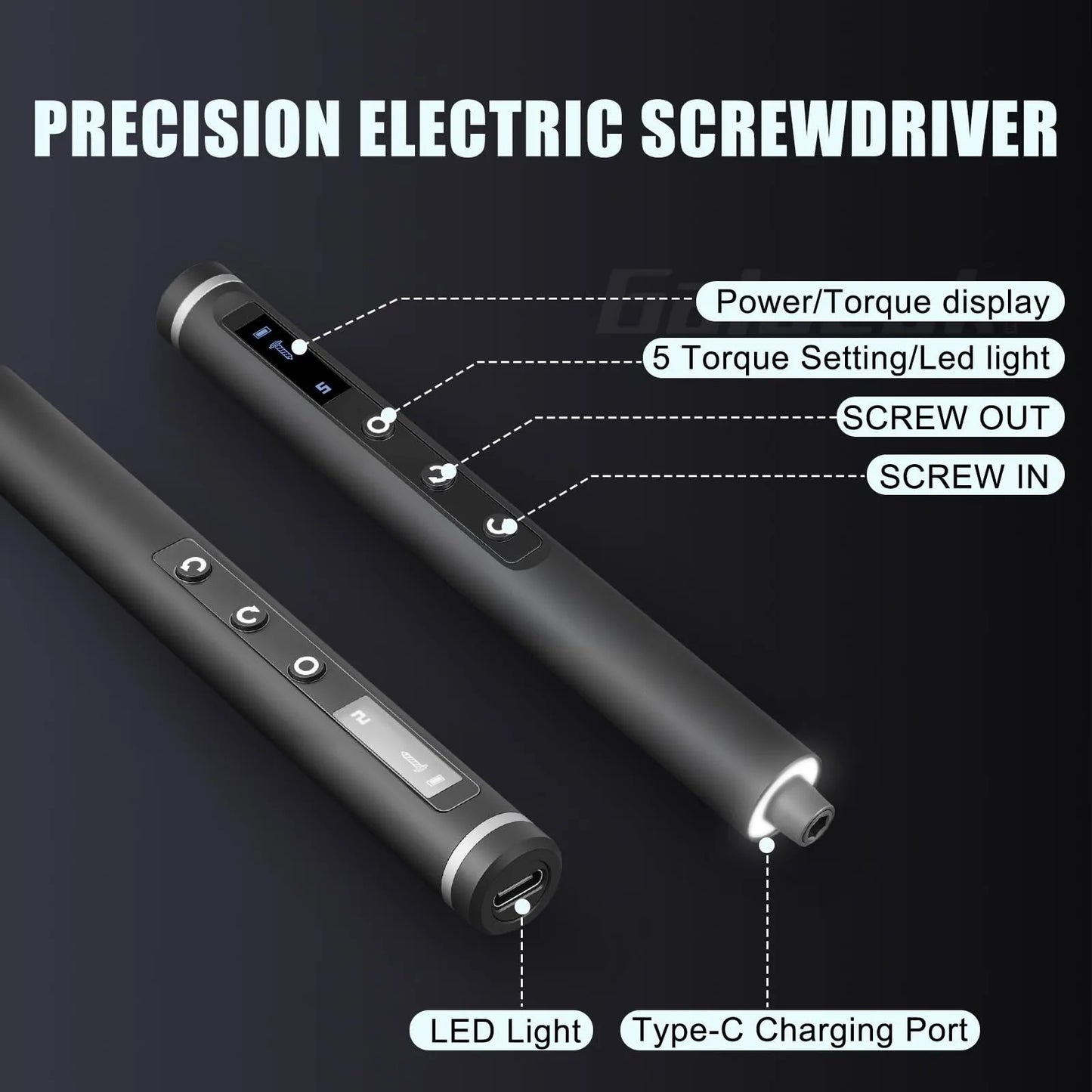 Galacok 49-in-1 Precision Electric Screwdriver Set with Magnetic Bits