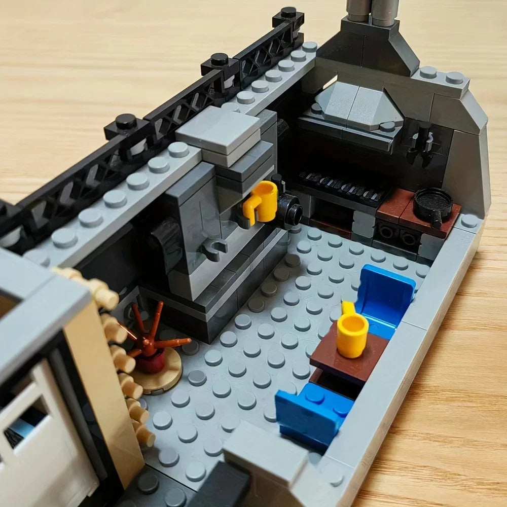 Adorable Bedroom House Building Blocks Model