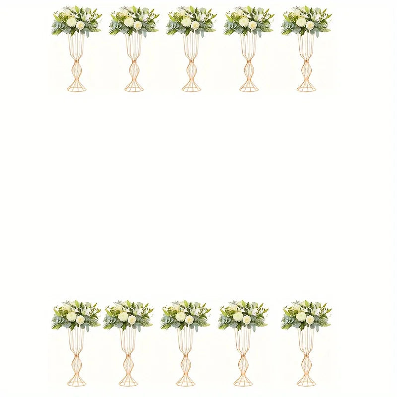 Metal Decorative Vases for Elegant Wedding Centerpieces and Seasonal Decorations