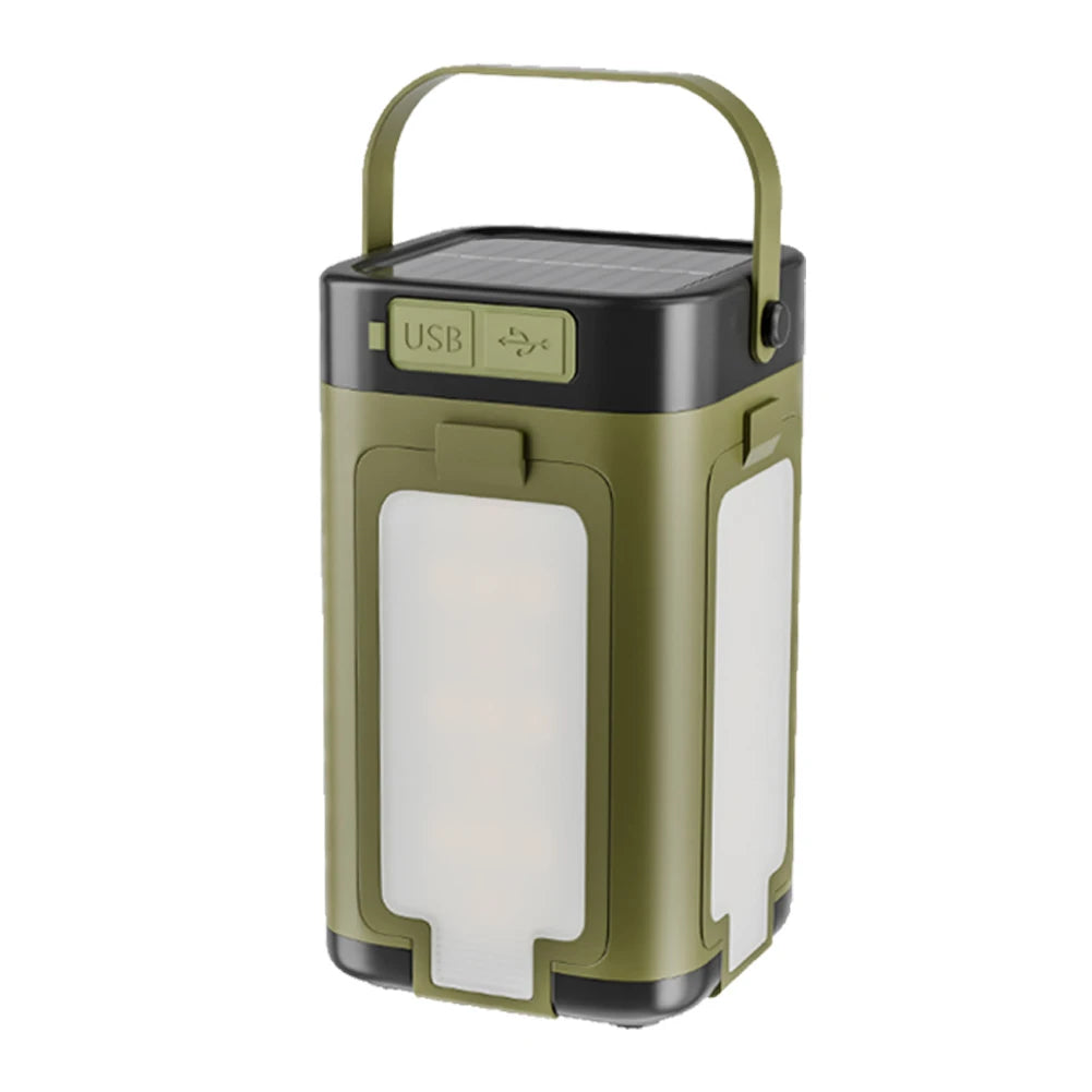 Shunmaii Solar Camping Light Power Bank Lantern Foldable