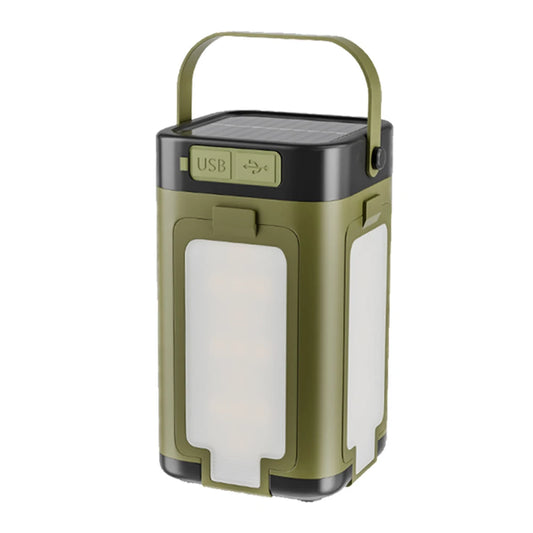 Shunmaii Solar Camping Light With Power Bank 2000mAh Rechargeable Lantern