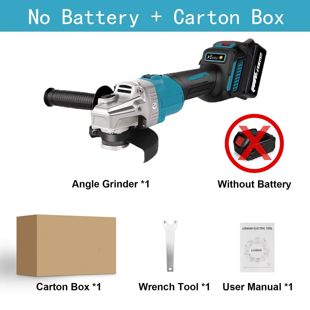 Magnitt Brushless Angle Grinder M14 With Variable Speed