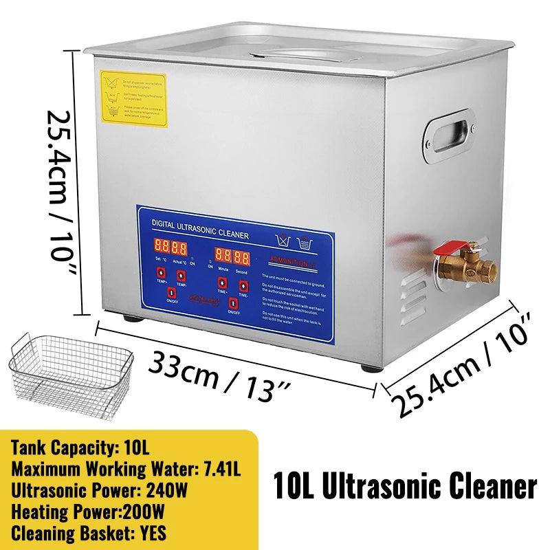 SucceBuy Ultrasonic Cleaner For Home Dishes