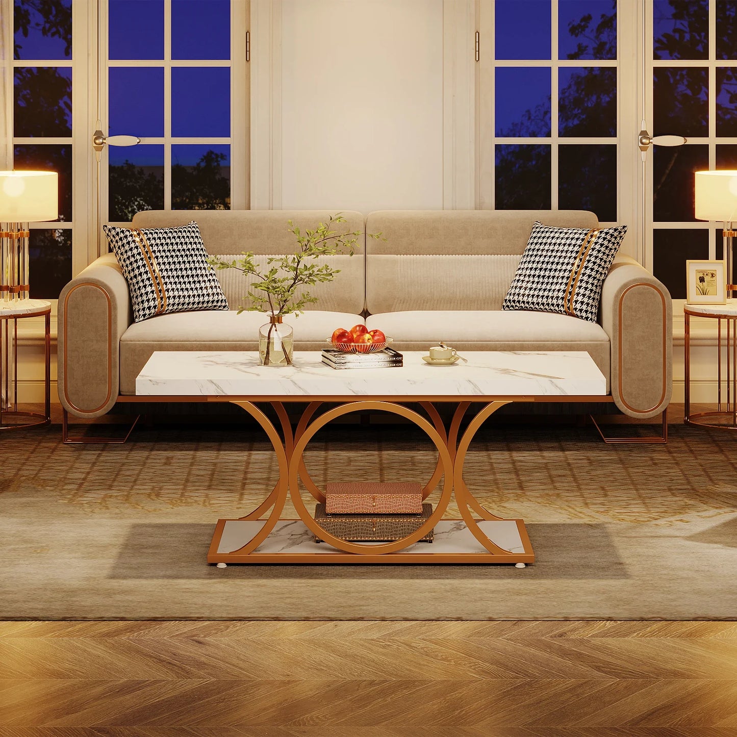 Tribesigns Rectangle Coffee Table