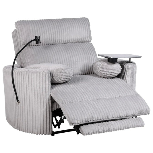 Power Recliner Chair Electric Velvet Single Motor for Living Room