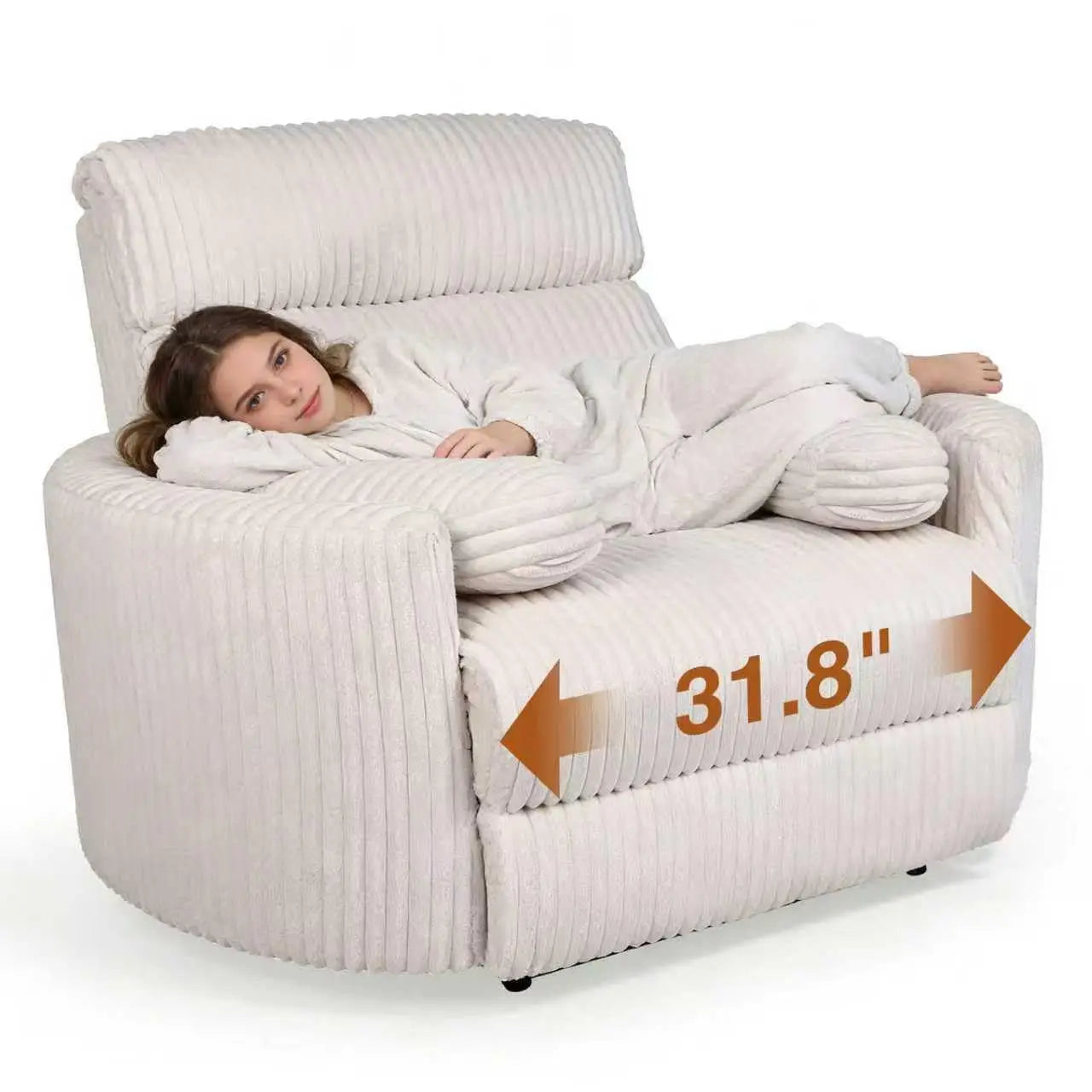 Electric Recliner Chair for Living Room Headrest