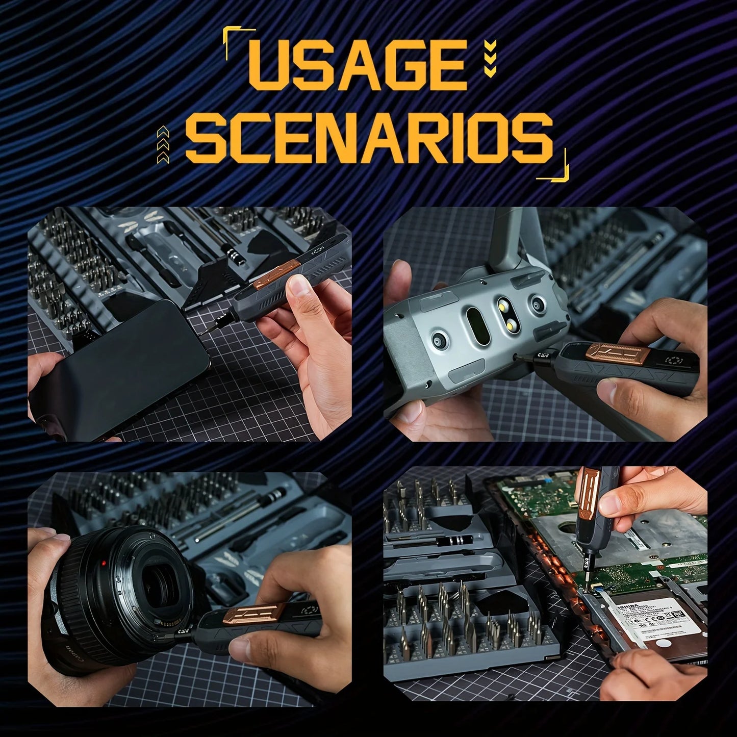 JAKEMY 180 in 1 Screwdriver Set Magnetic Bits