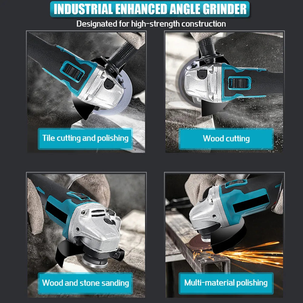 Magnitt Brushless Angle Grinder M14 With Variable Speed