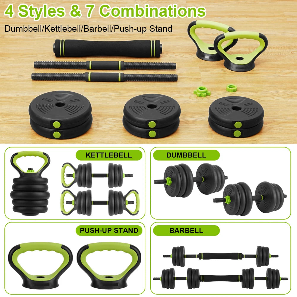 TWISTER.CK Adjustable Dumbbells 44 66 88 Lbs 4 In 1 Set