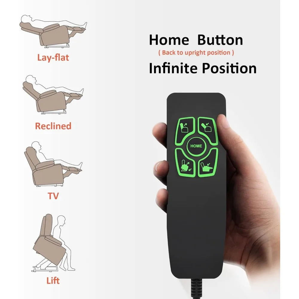 MKDK Lay Flat Dual Motor Lift Recliner Chair