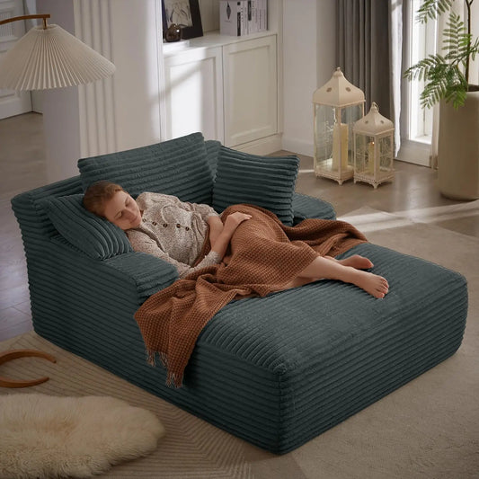 Chaise Lounge Indoor Chair With Pillows