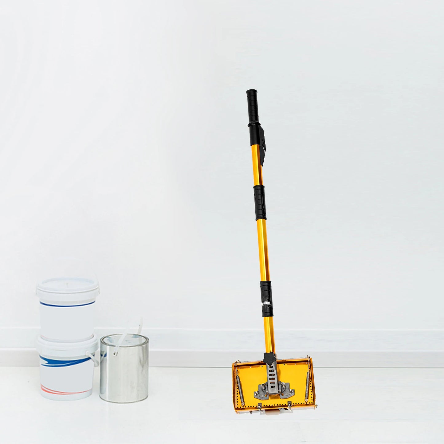 Adjustable Drywall Tool With Leakproof Mud Pan