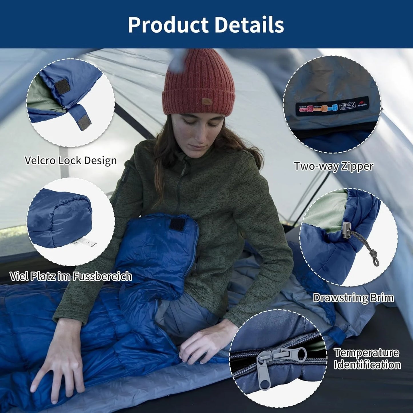 Naturehike Mummy Sleeping Bag Ultra Warm for Adults 5C to 0C