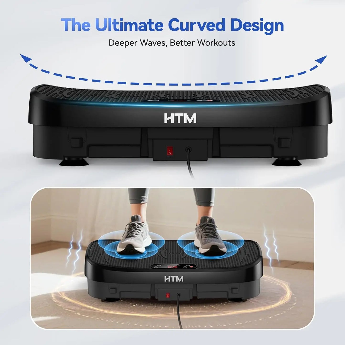 Vibration Plate Fitness Multi-Function Trainer