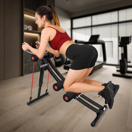 Foldable Ab Machine for Home Gym Abdominal Trainer Fitness Equipment