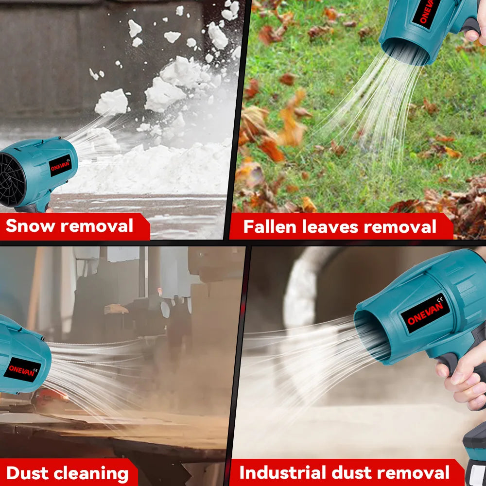 ONEVAN 2000W Brushless Turbo Cordless Air Blower for Makita Battery
