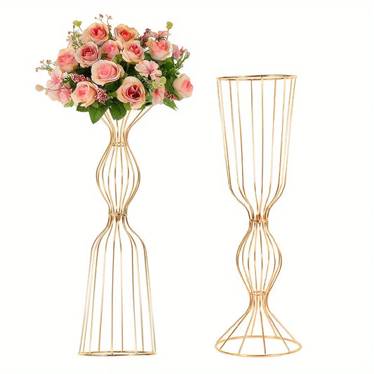 Metal Decorative Vases for Elegant Wedding Centerpieces and Seasonal Decorations