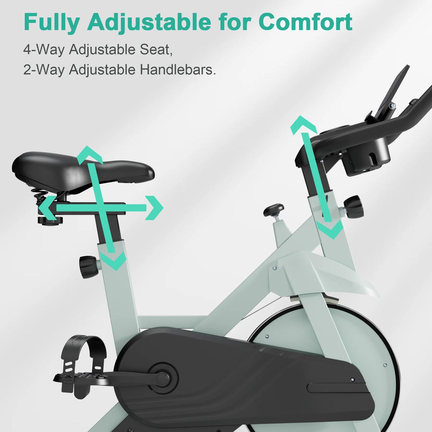 Superun Exercise Bike With 32-Level Magnetic Resistance For Home