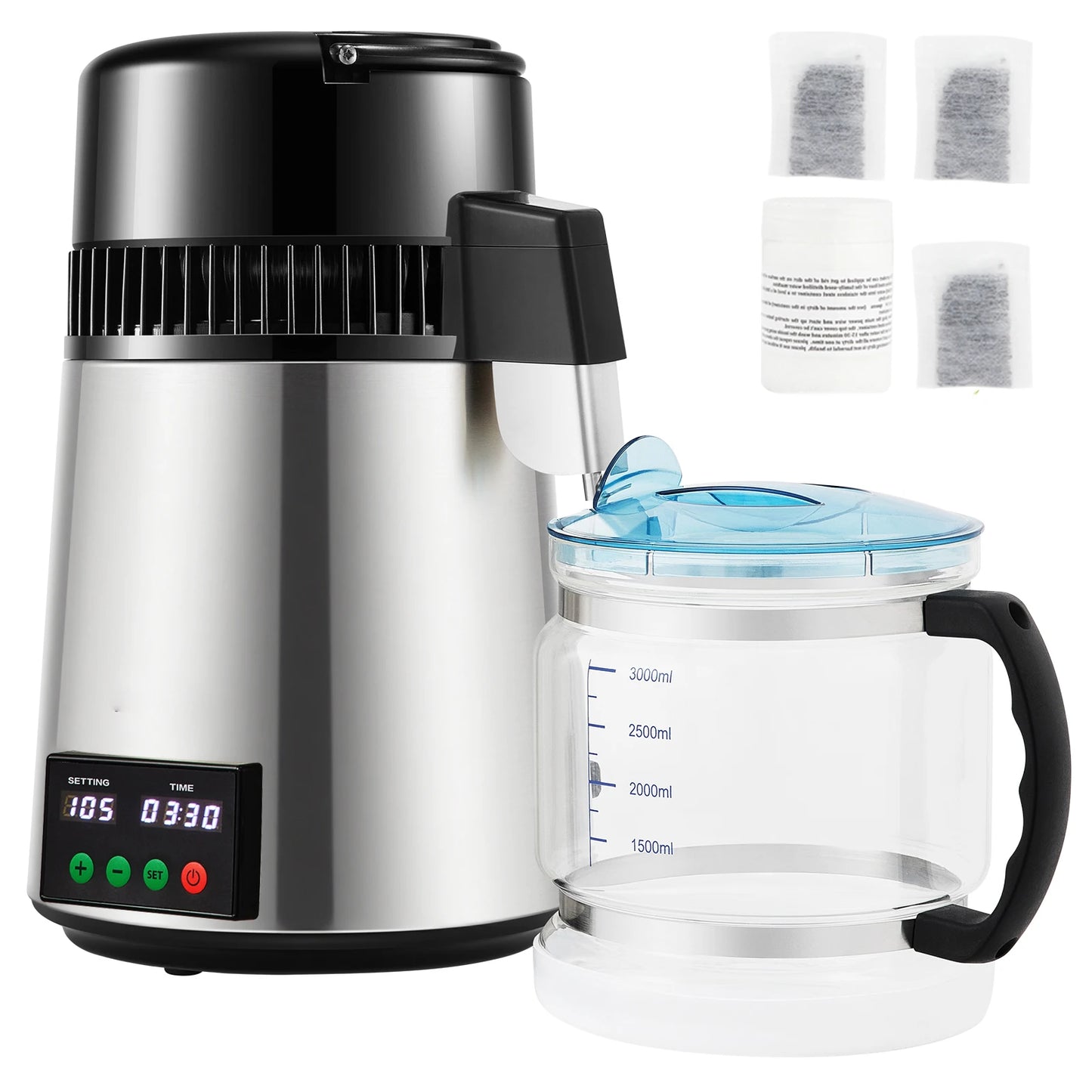 SucceBuy Water Distiller Purifier 1 L Per Hour