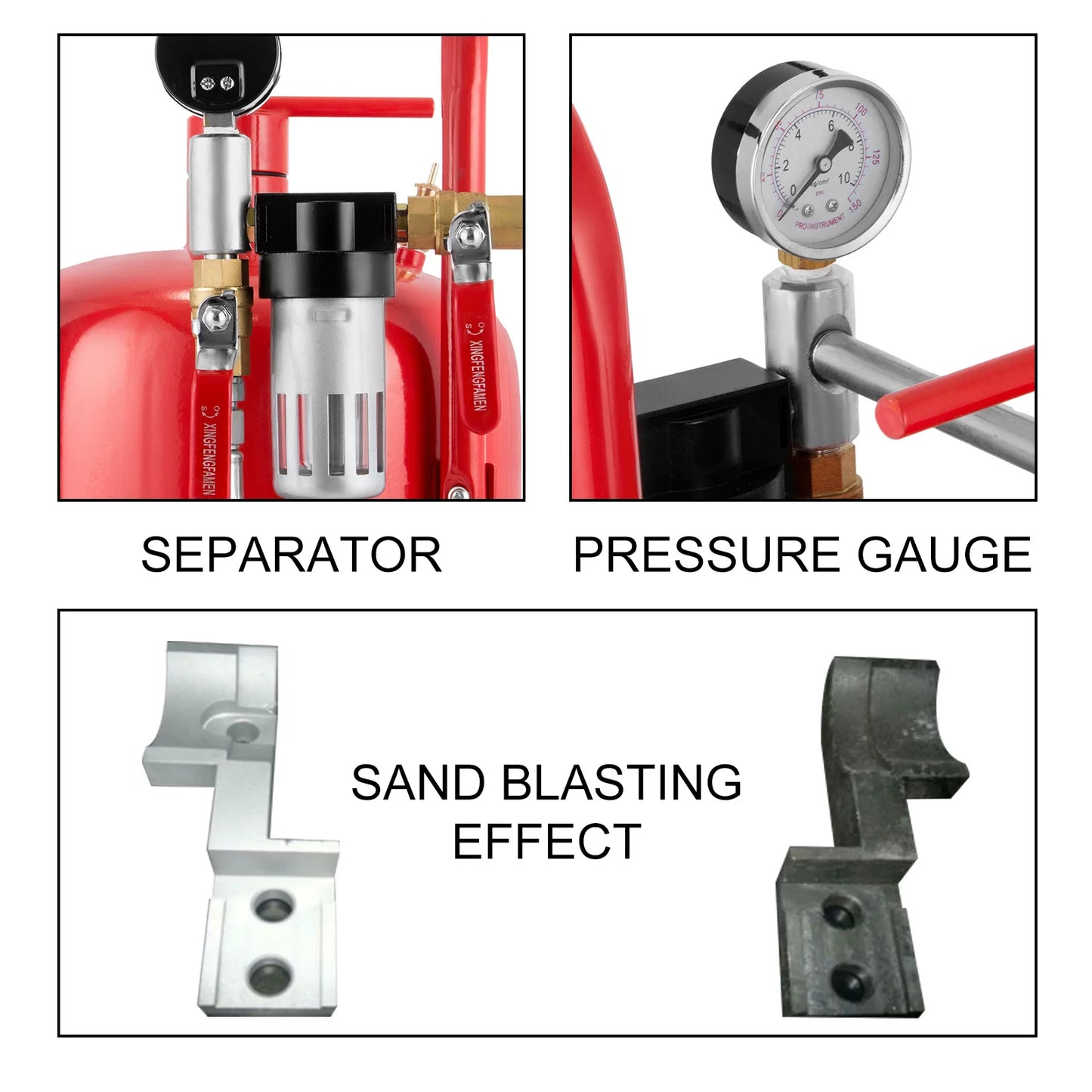 SucceBuy Portable Air Sand Blaster Kit 125 PSI