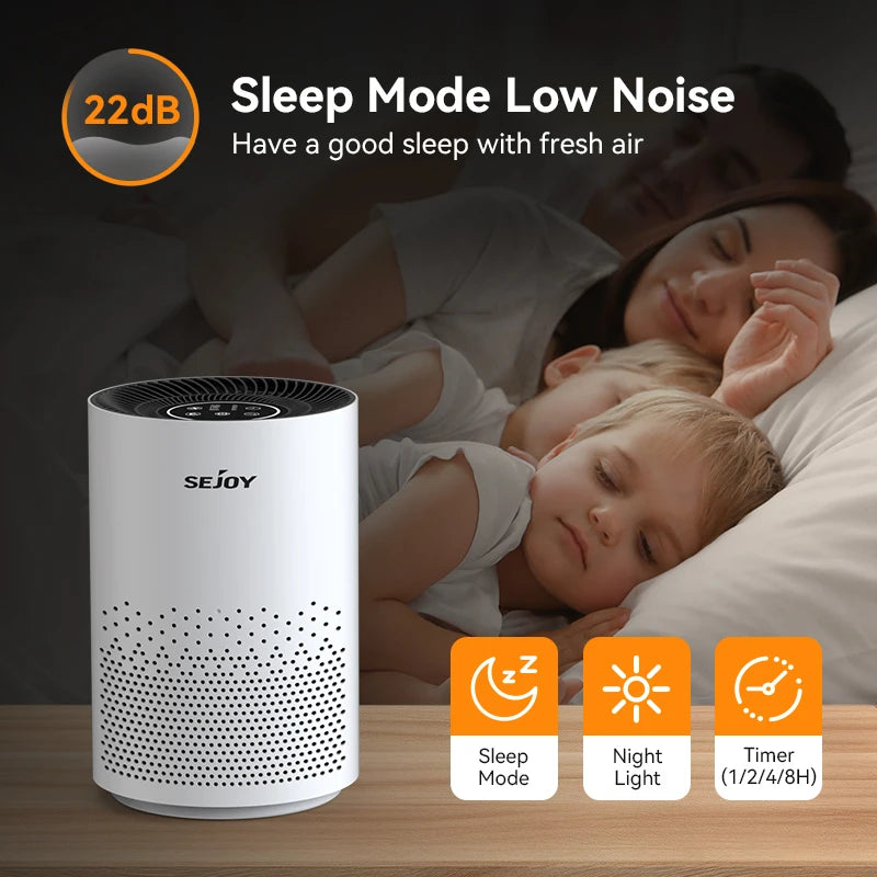 SEJOY HEPA Air Purifier With 4 Speeds And Timers