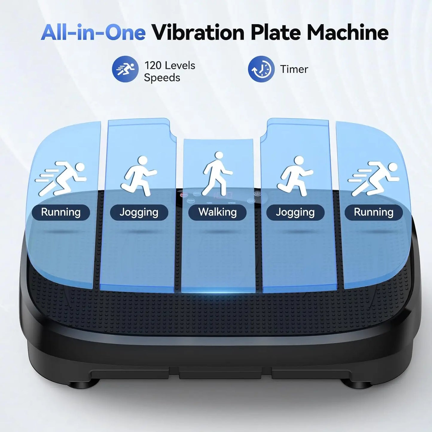 Vibration Plate Fitness Multi-Function Trainer