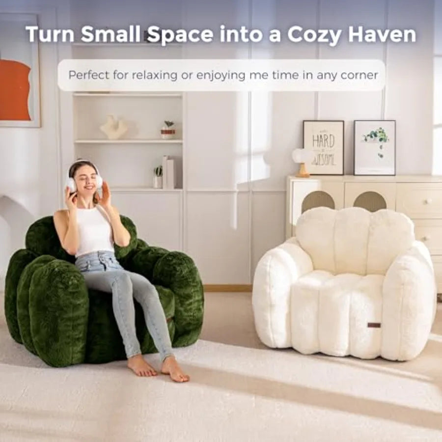 Cloud Shaped Bean Bag Chair for Adults
