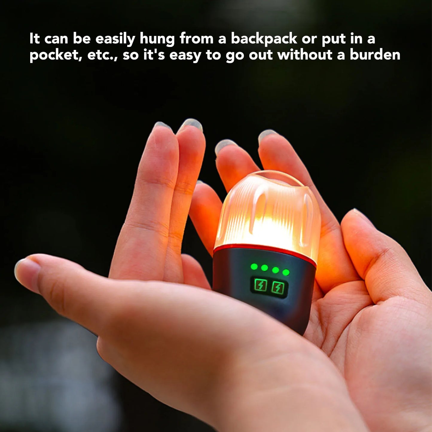 Camping Lamp Tripod Multifunction Flashlight Portable Tent Light