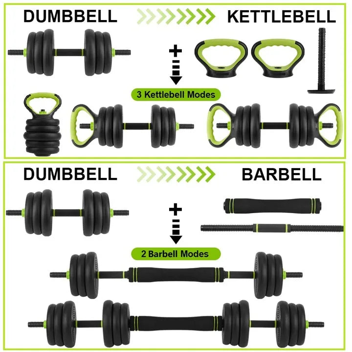 TWISTER.CK Adjustable Dumbbells 44 66 88 Lbs 4 In 1 Set