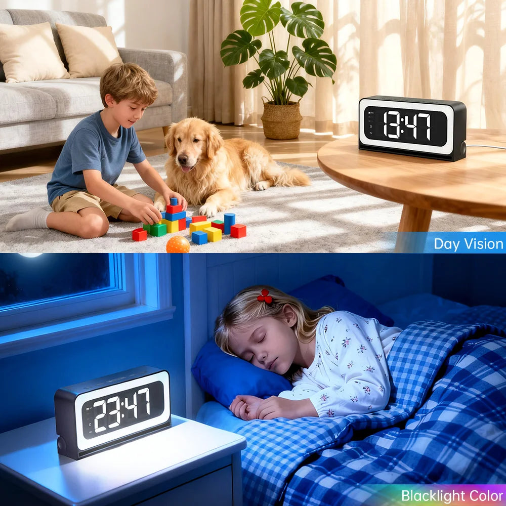 NOAHTEC 1080P Alarm Clock Camera Wireless IR