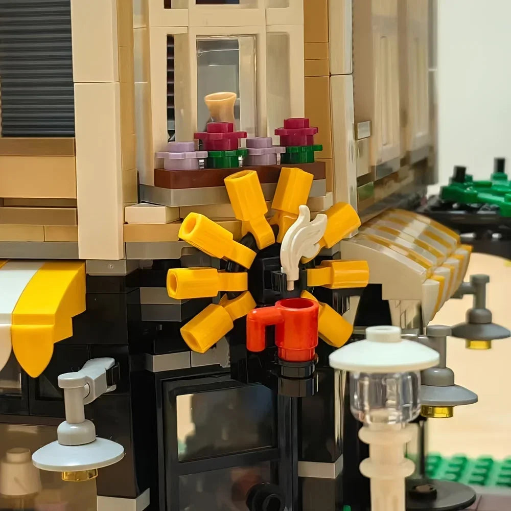 Adorable Bedroom House Building Blocks Model