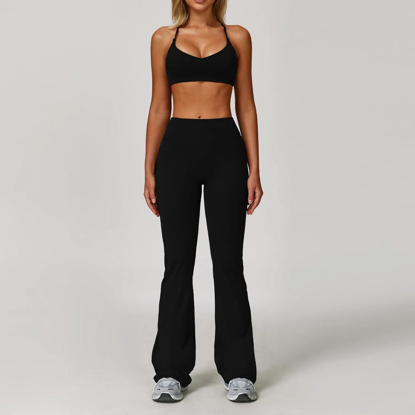 Women Gym Set Yoga Bra Jacket High Waist Leggings Shorts