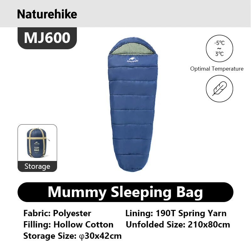 Naturehike Mummy Sleeping Bag Ultra Warm for Adults 5C to 0C