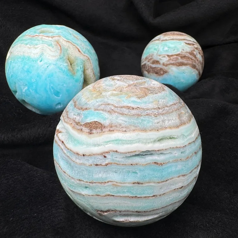 CrystalHola Hemimorphite Sphere Bohemian Style Home Decor