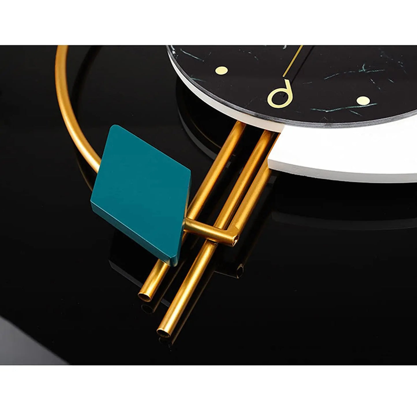 Marble Wall Clock Nordic Silent Battery Operated