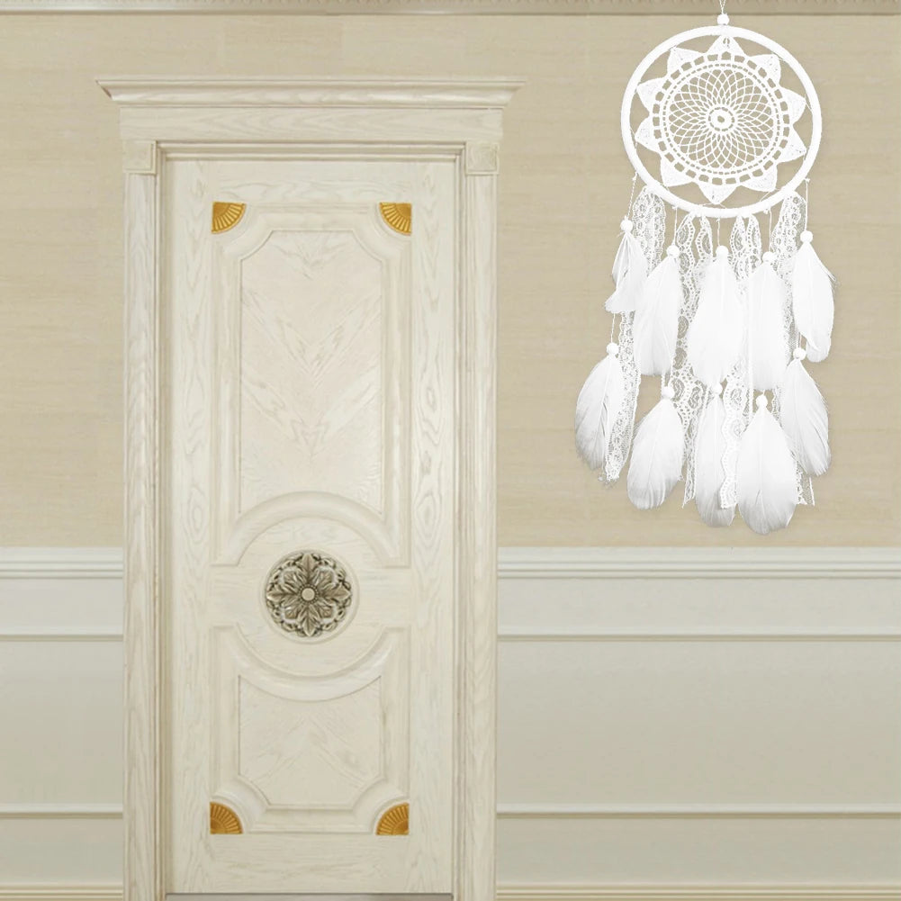 Shunmaii Dream Catcher Wind Chimes Circle Ring Wall Hanging