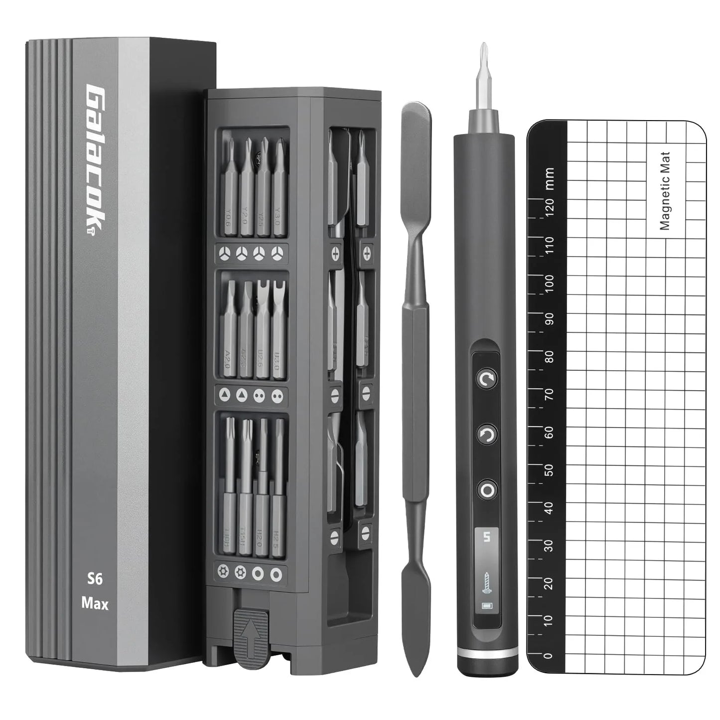 Galacok 49-in-1 Precision Electric Screwdriver Set with Magnetic Bits