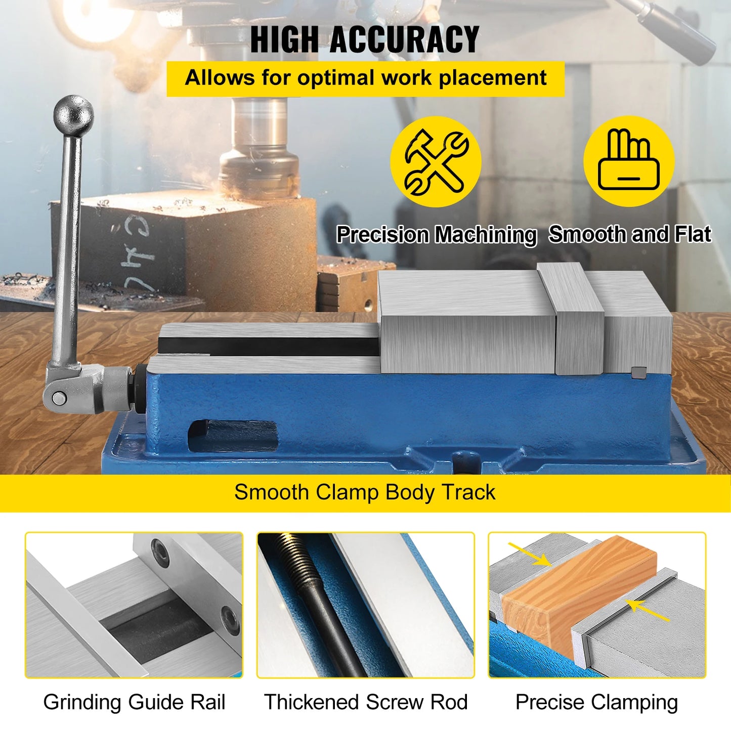 SucceBuy ACCU Lock Vise For Precision Milling And Drilling