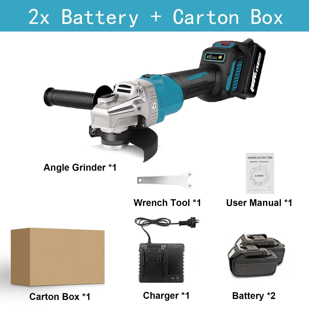 Magnitt Brushless Angle Grinder M14 With Variable Speed