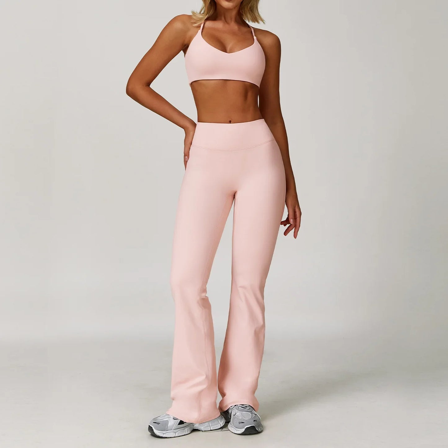 Women Gym Set Yoga Bra Jacket High Waist Leggings Shorts