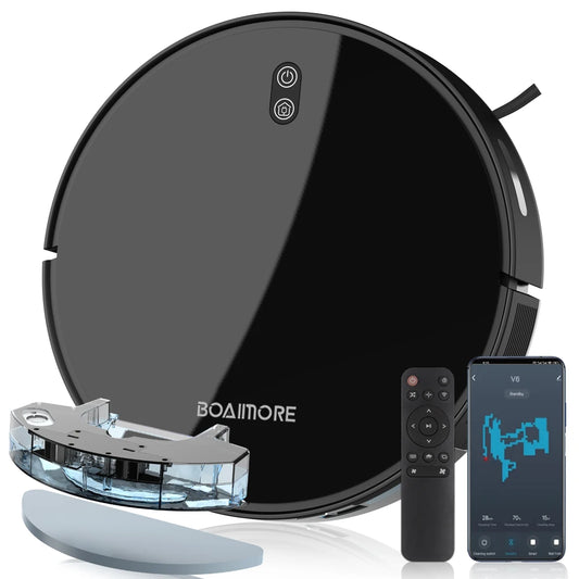 BOAIMORE Robot Vacuum Cleaner Combo And Mop With Smart Mapping