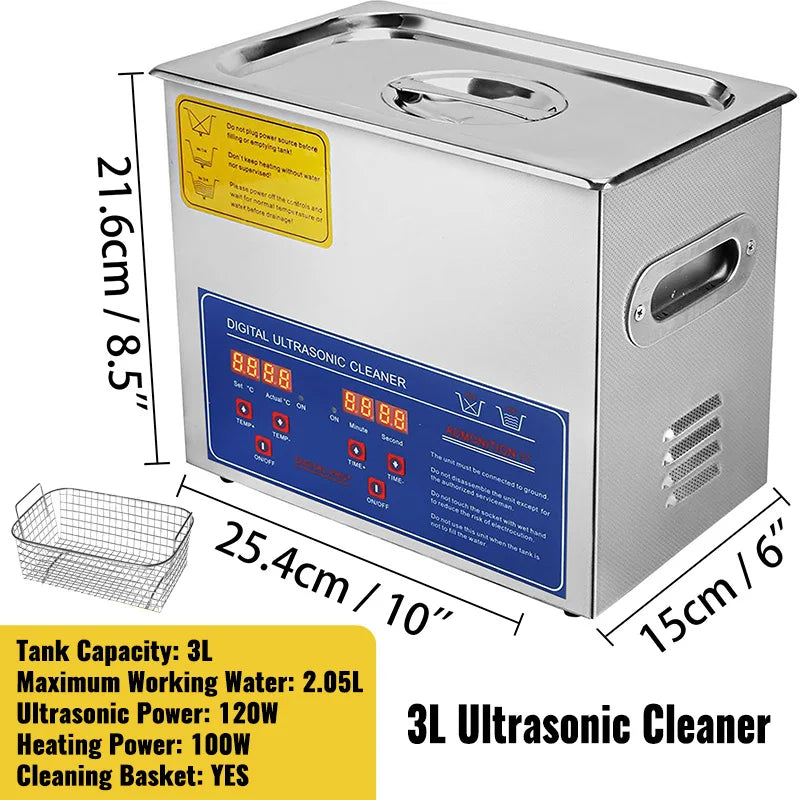 SucceBuy Ultrasonic Cleaner For Home Dishes