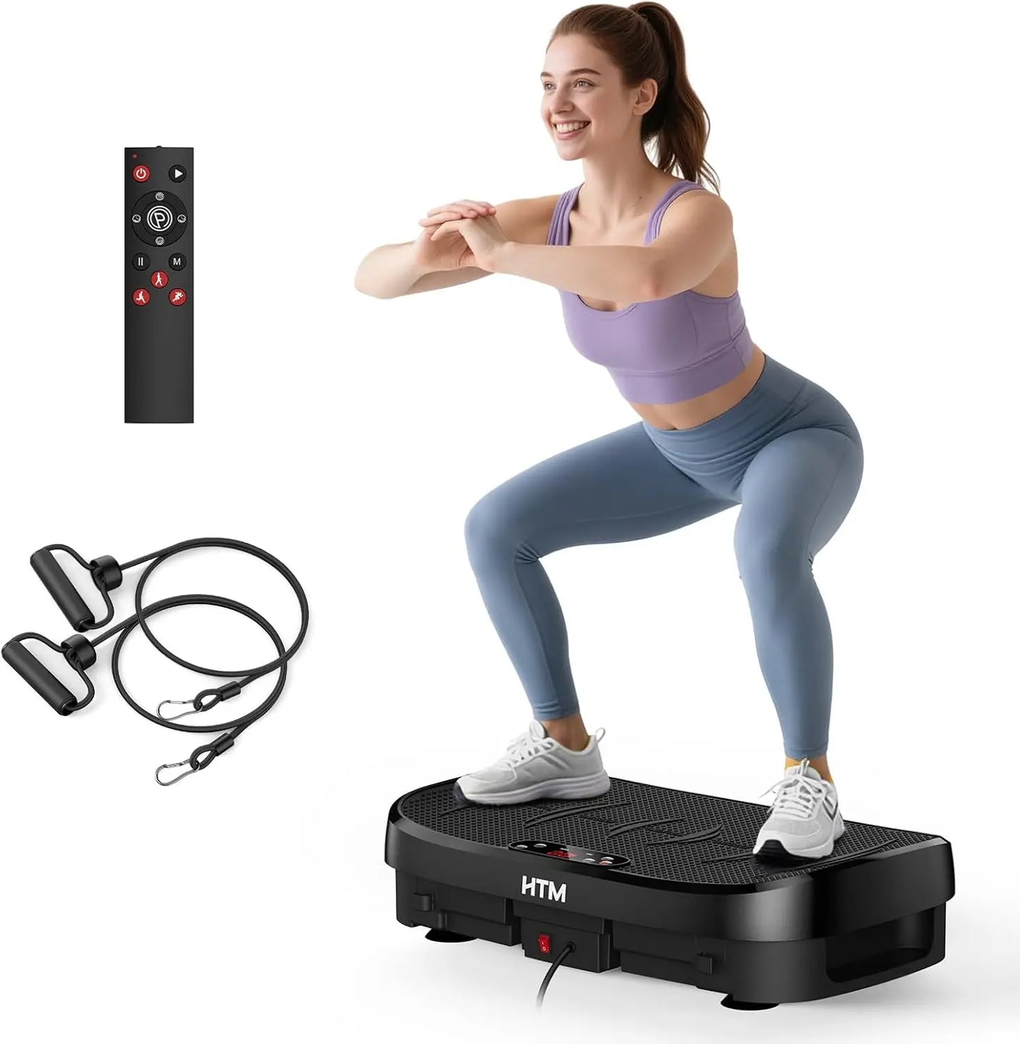 Vibration Plate Fitness Multi-Function Trainer
