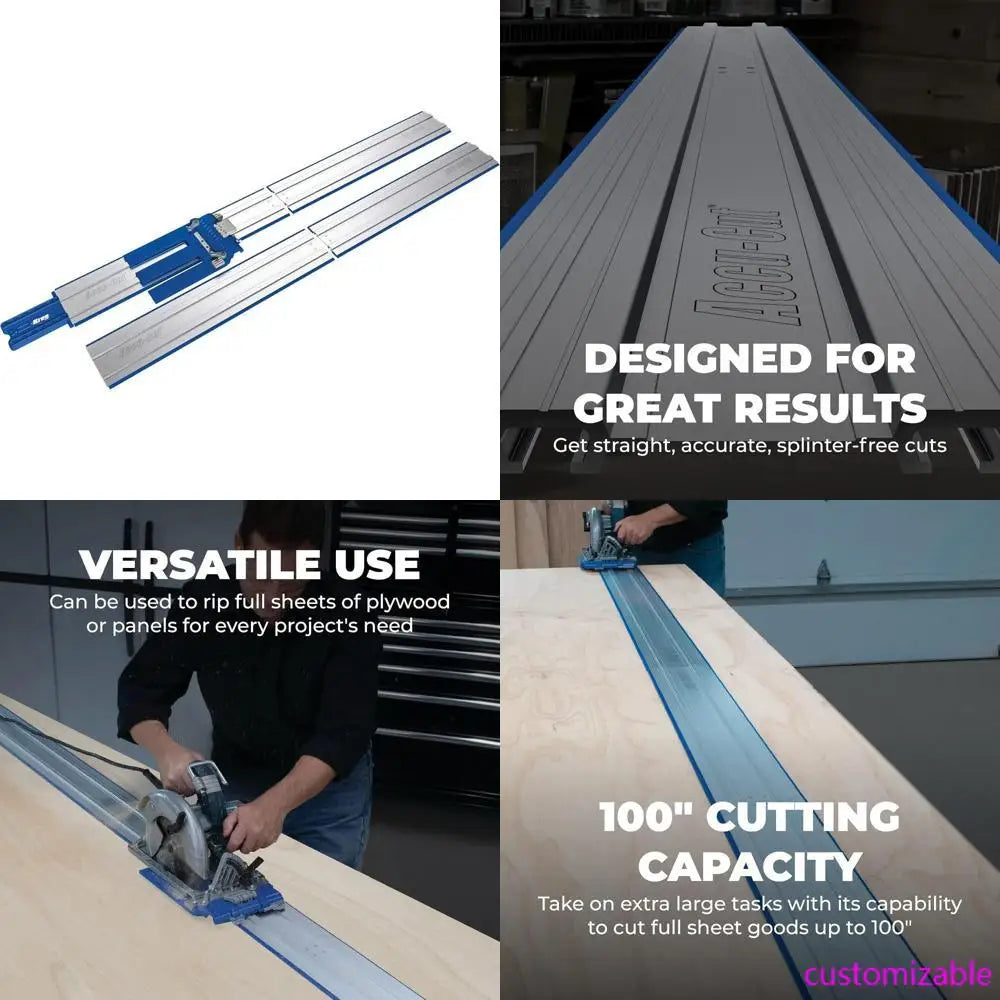 Accu Cut XL Universal Track Saw Guide For Precise Cuts