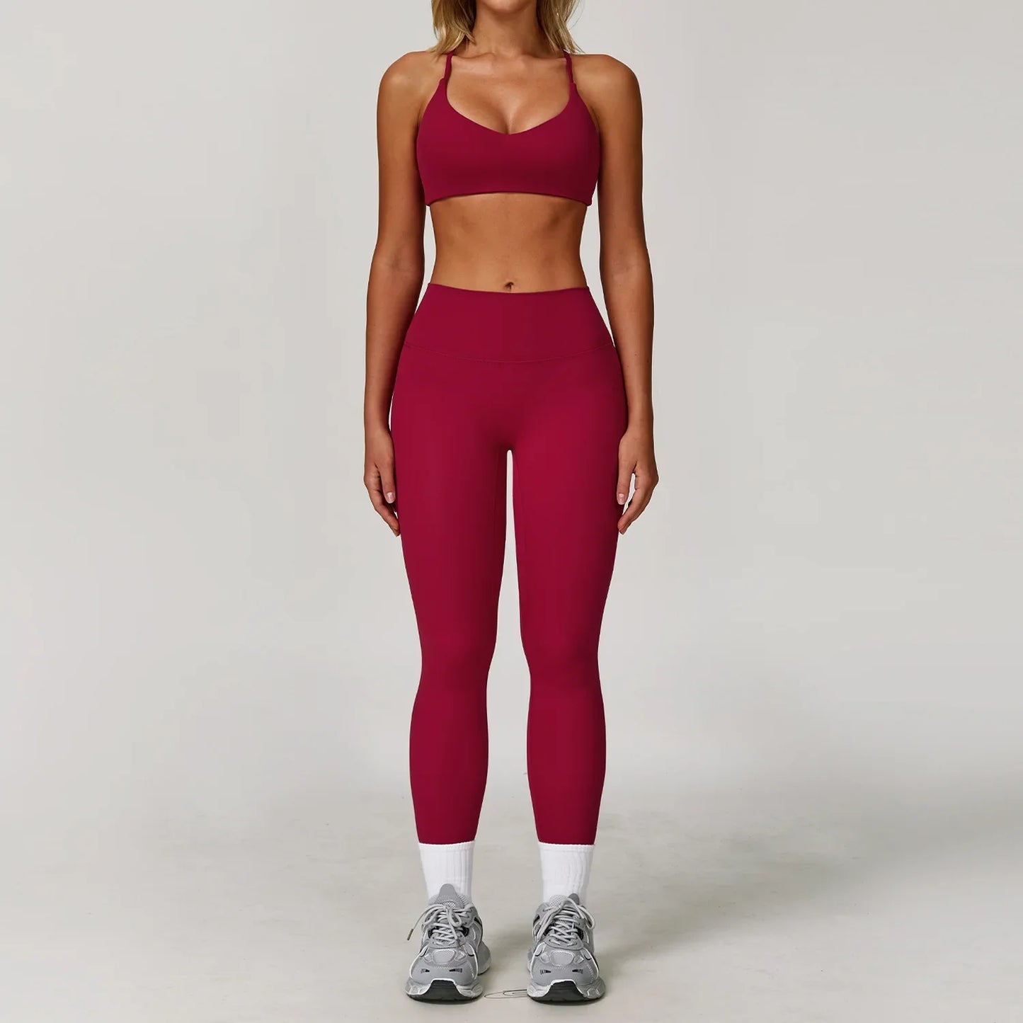 Women Gym Set Yoga Bra Jacket High Waist Leggings Shorts